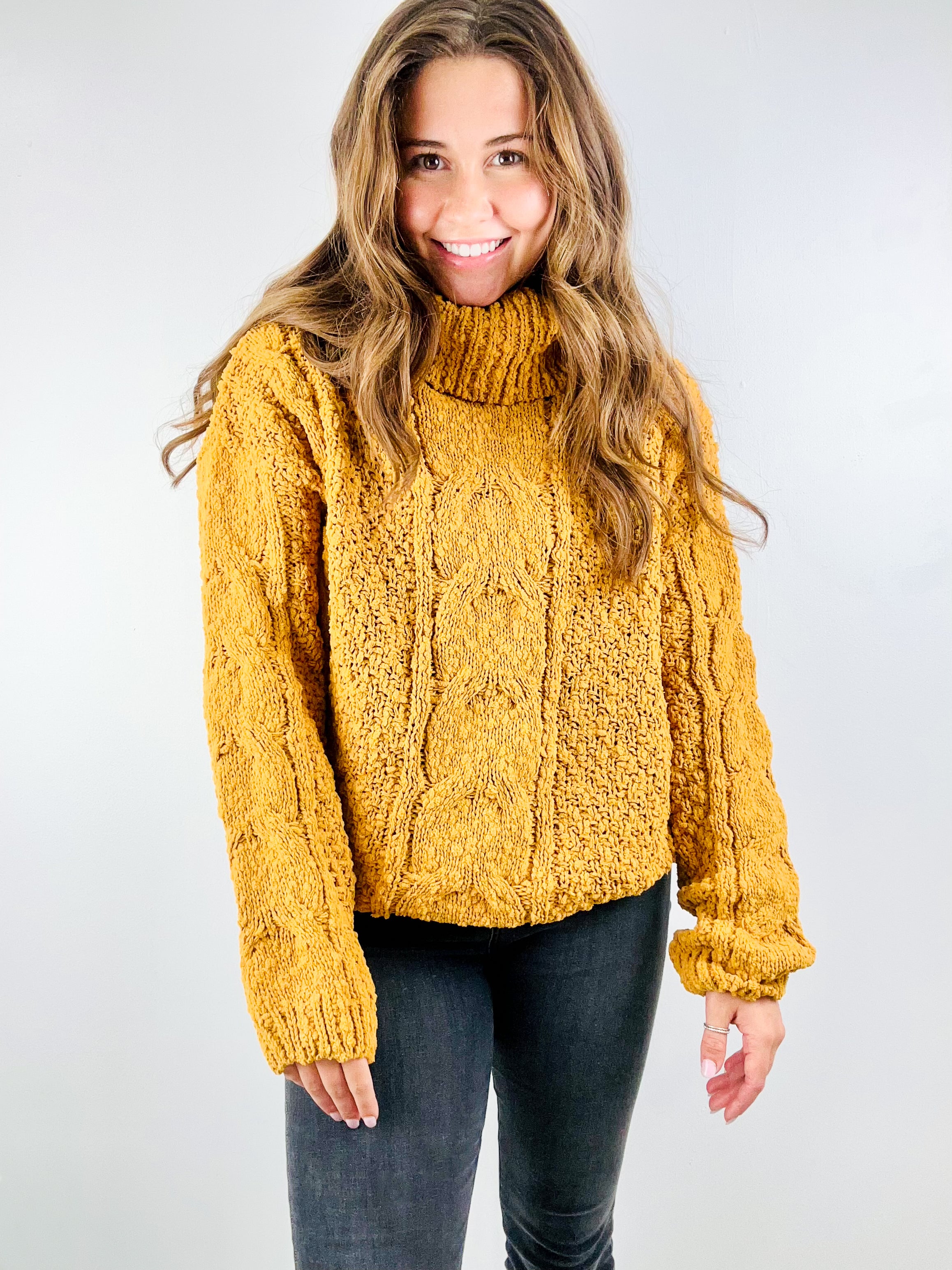 Yellow on sale popcorn sweater